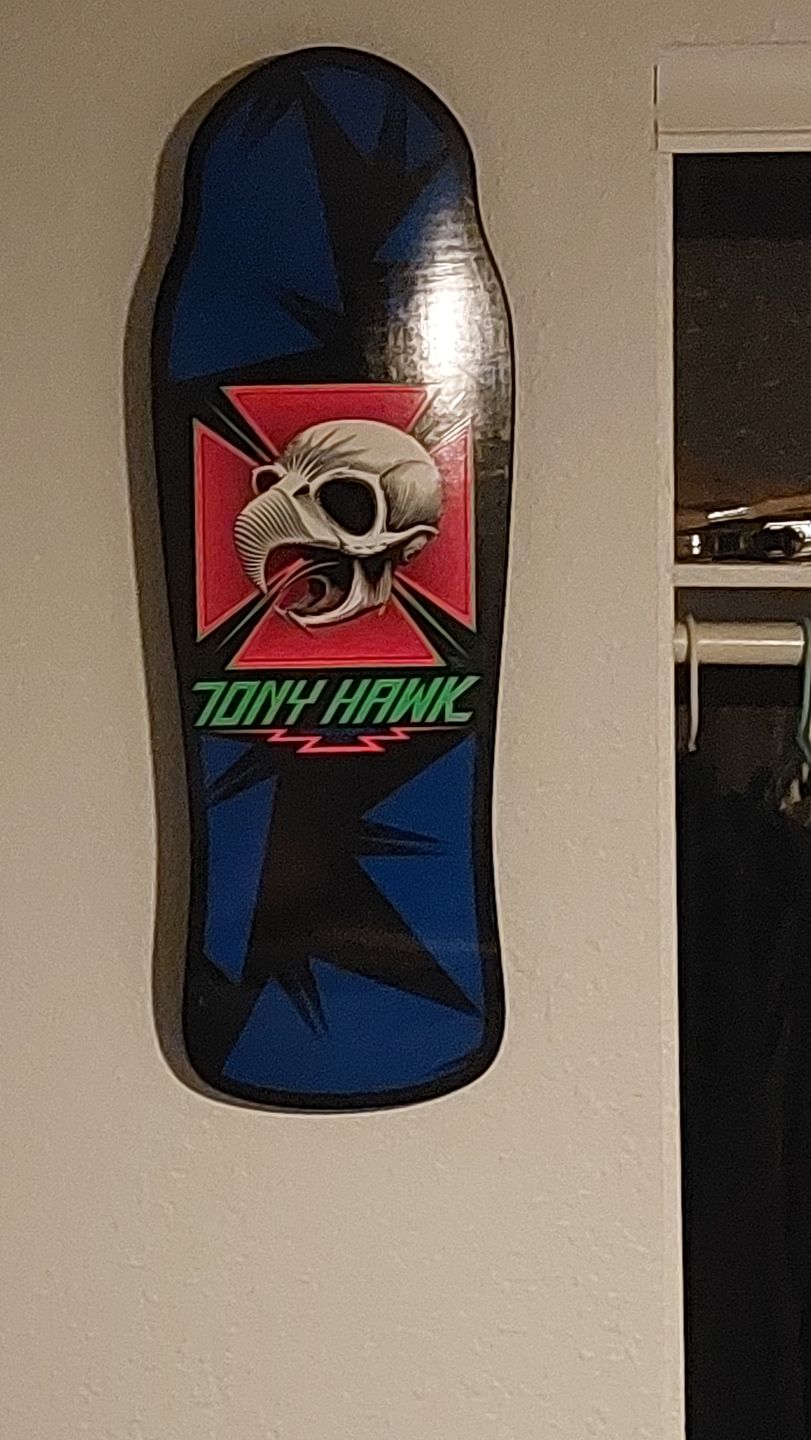 Customer photo review of Powell Peralta Tony Hawk Series 14 Reissue Blacklight Deck