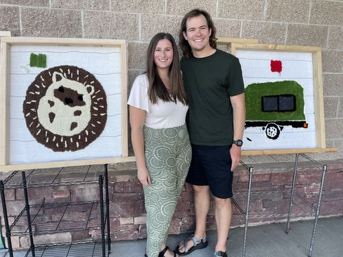 Customer photo review of Colorado Tufting Classes by Tuft-Love