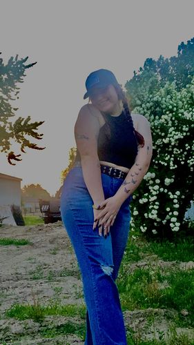 Customer photo review of Casual Star Eyelet Belt