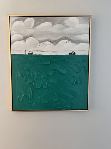 Customer review photo for Plaster Art Texture Painting #SG199