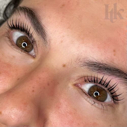 Customer photo review of BOO-Pure care Lash & Brow lift Pack