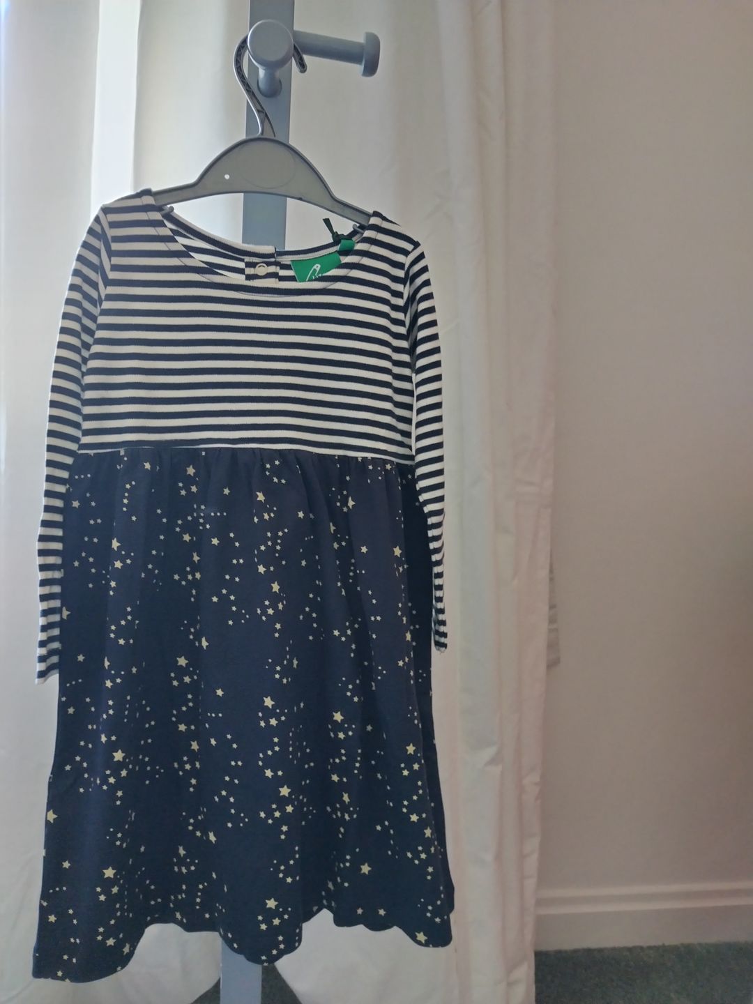 Customer photo review of Starry Night Easy Peasy Long Sleeve Dress