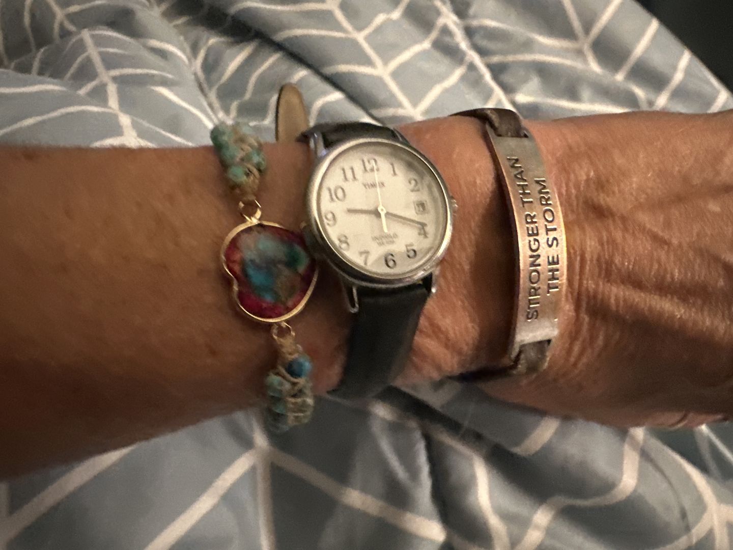 Customer photo review of Passionate Heart Jasper Bracelet