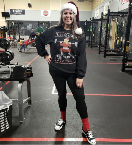 Customer photo review of 'Tis The Season To Be Squatting - Sweatshirt