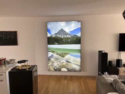 Customer photo review of Canvalight® Leuchtbild | Eigenes Motiv | Hochformat