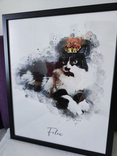 Customer photo review of Πορτραίτο Κατοικίδιου - Νερομπογιά