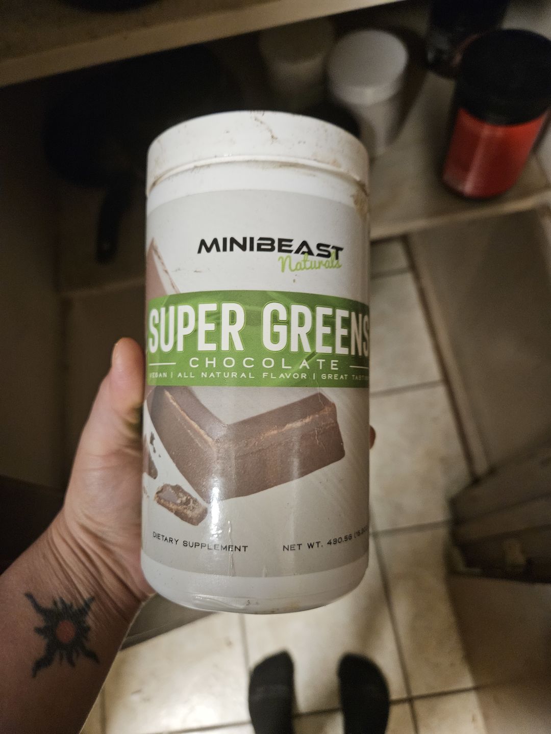 Customer photo review of Super Greens
