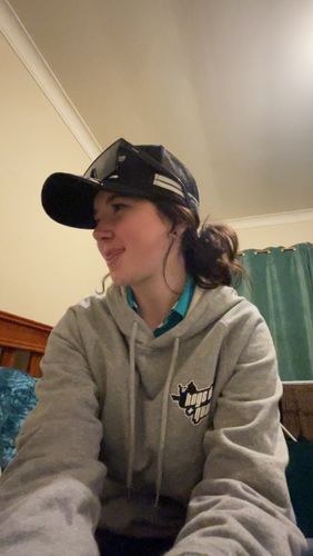 Customer photo review of New Grey Pig Dog Hoodie