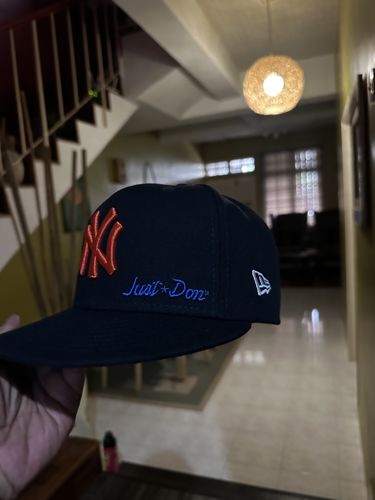 Customer photo review of 59FIFTY Just Don x New York Yankees Navy Fitted