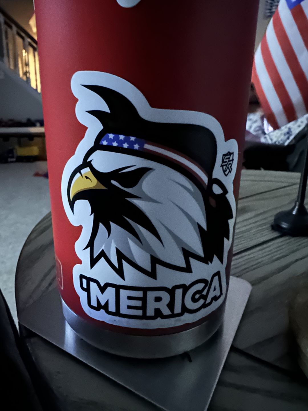 Customer photo review of Mullet Eagle Decal