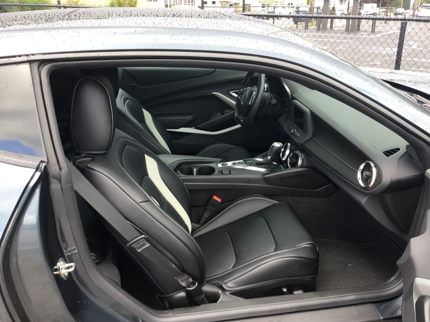 Customer photo review of 6th Gen Camaro Coupe Custom Leather Seat Covers