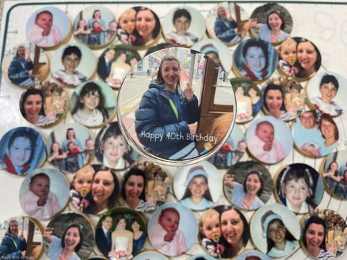 Customer photo review of 12 x 6.35 cm Round Standard Cookie Edible Icing Images