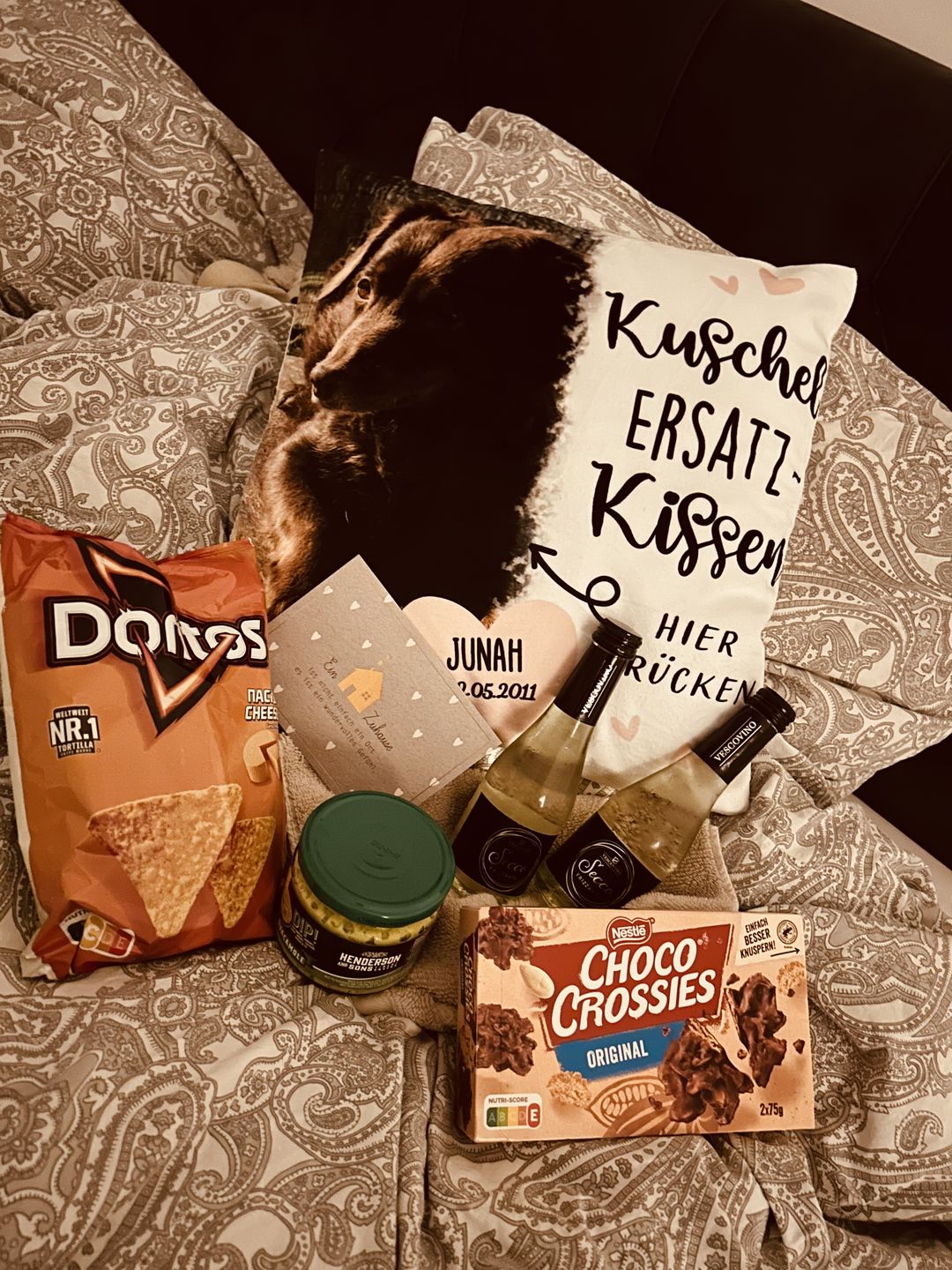 Customer photo review of Kuschel-Ersatz - Paar-Kissen