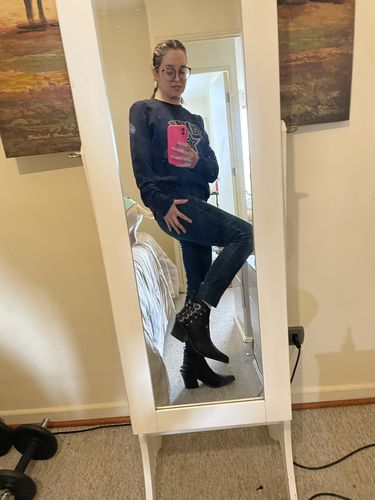 Customer photo review of BOTÍN TACO NEGRO 33761