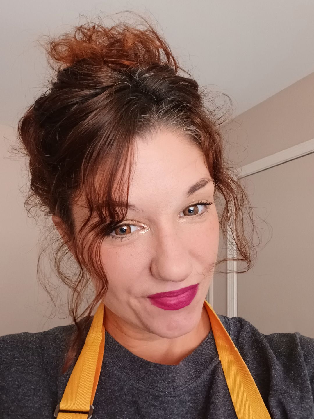 Customer photo review of Three Tone HONEY Brown Prescription Coloured Contact Lenses