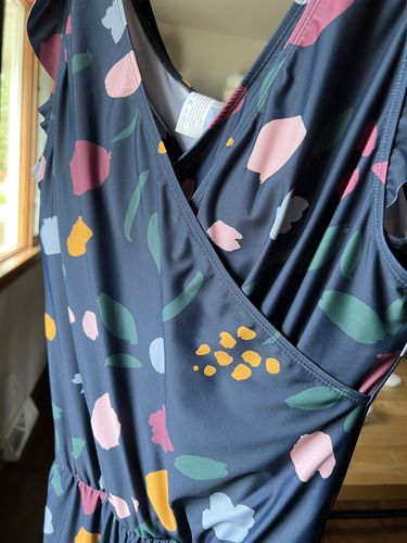 Customer photo review of ginger swim romper