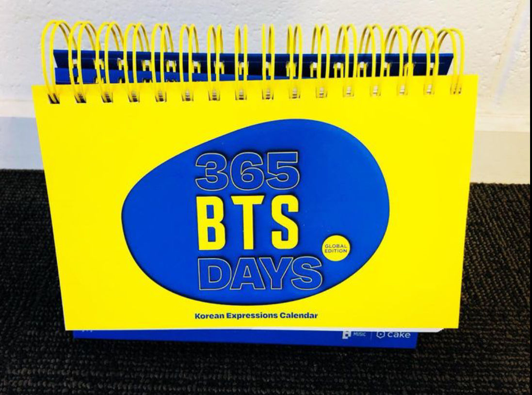 Customer photo review of BTS - 365 BTS DAYS KOREAN EXPRESSIONS CALENDAR