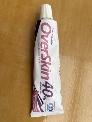Customer photo review of Overskin Crema Antipañalitis 40% 50g <br>(Caja de 12 unidades)