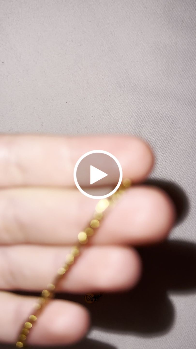 Customer video review of Classic Fußkette | 18K vergoldet