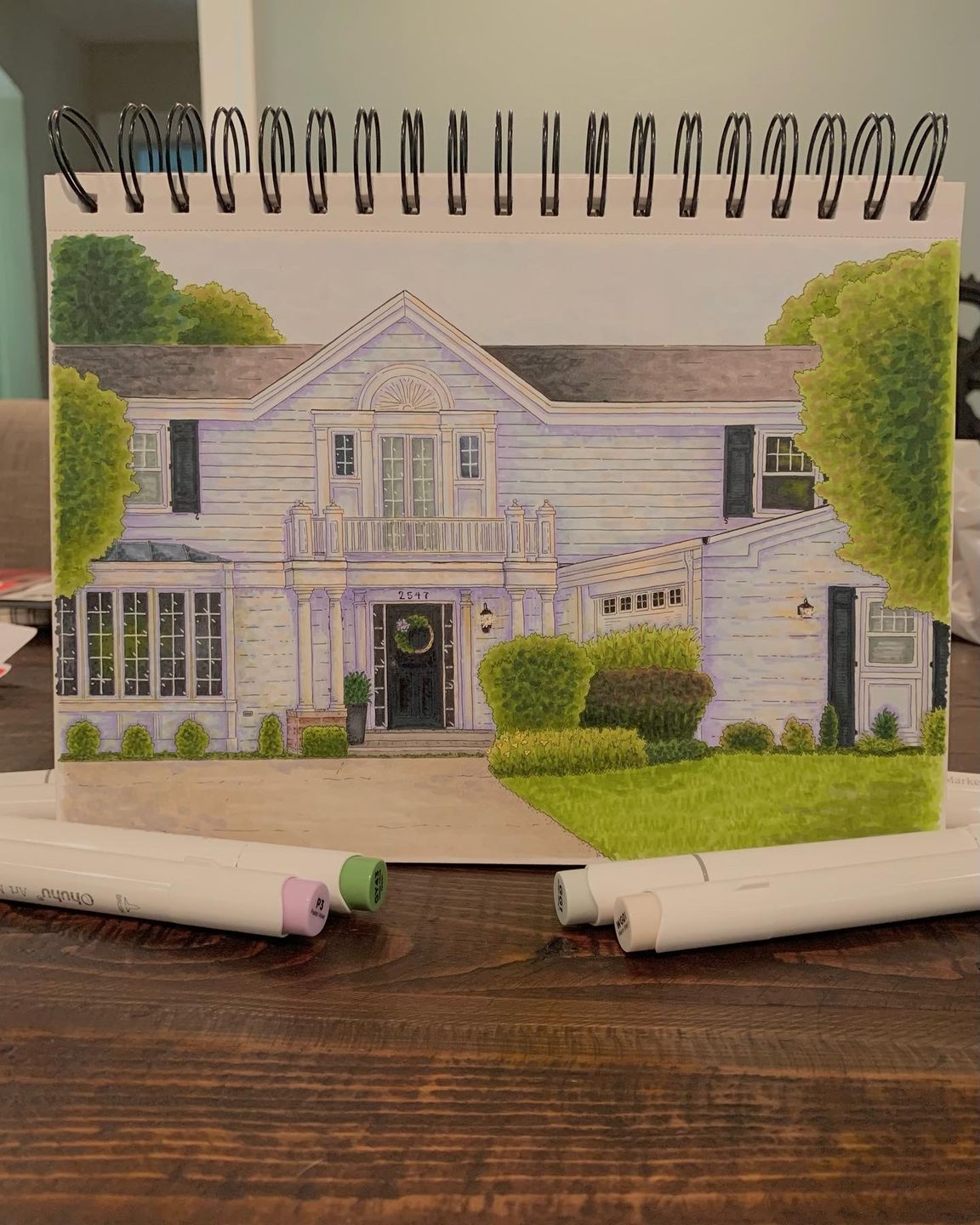 Customer photo review of Ohuhu Honolulu GY4 / YG012 Individual Marker, Brush & Chisel