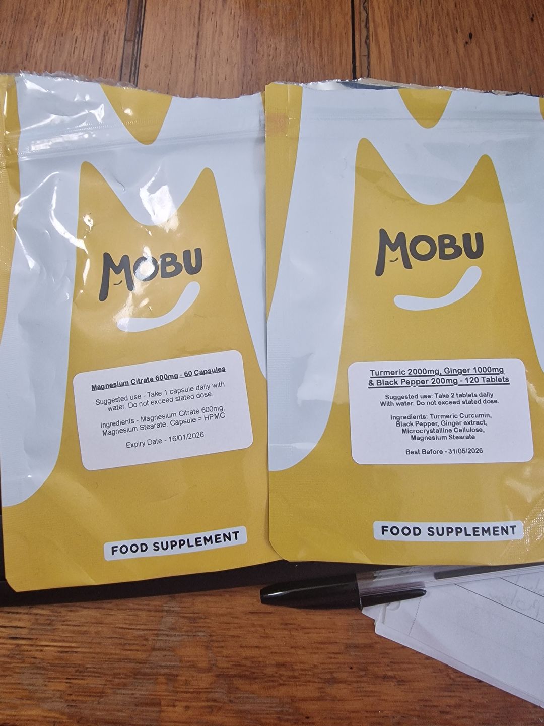 Customer photo review of Turmeric, Black Pepper & Ginger