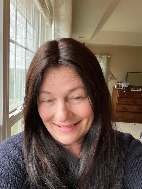Customer photo review of Full Coverage Dark Brown Human Hair Topper for Women Fine Hair #2