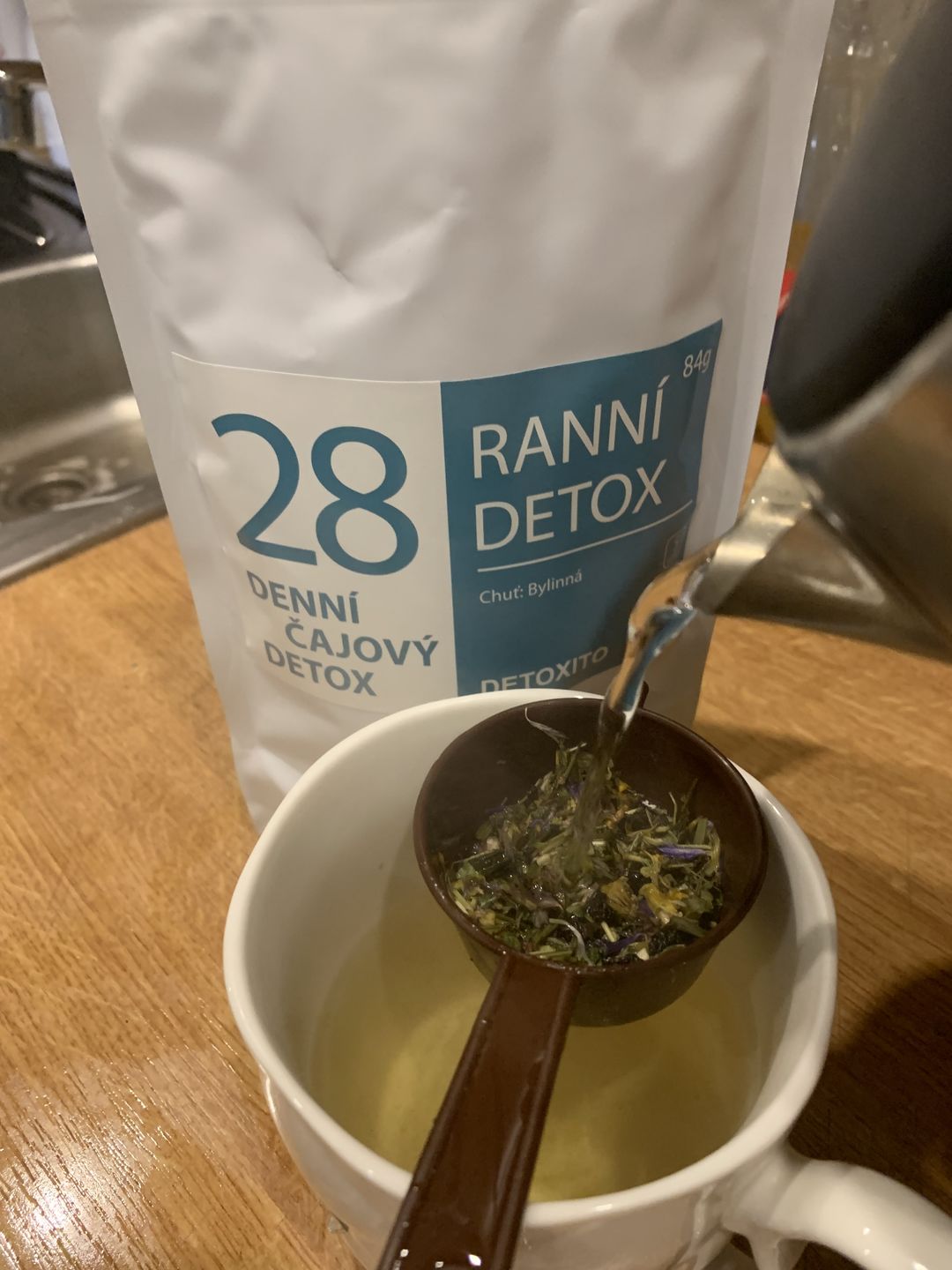 Customer photo review of Ranní Detoxikační čaj (28 denní)