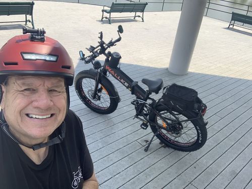 Customer photo review of 2023 Wallke X3 Pro  750W (peak 1400W+)| Full Suspension Folding Electric Fat Bike