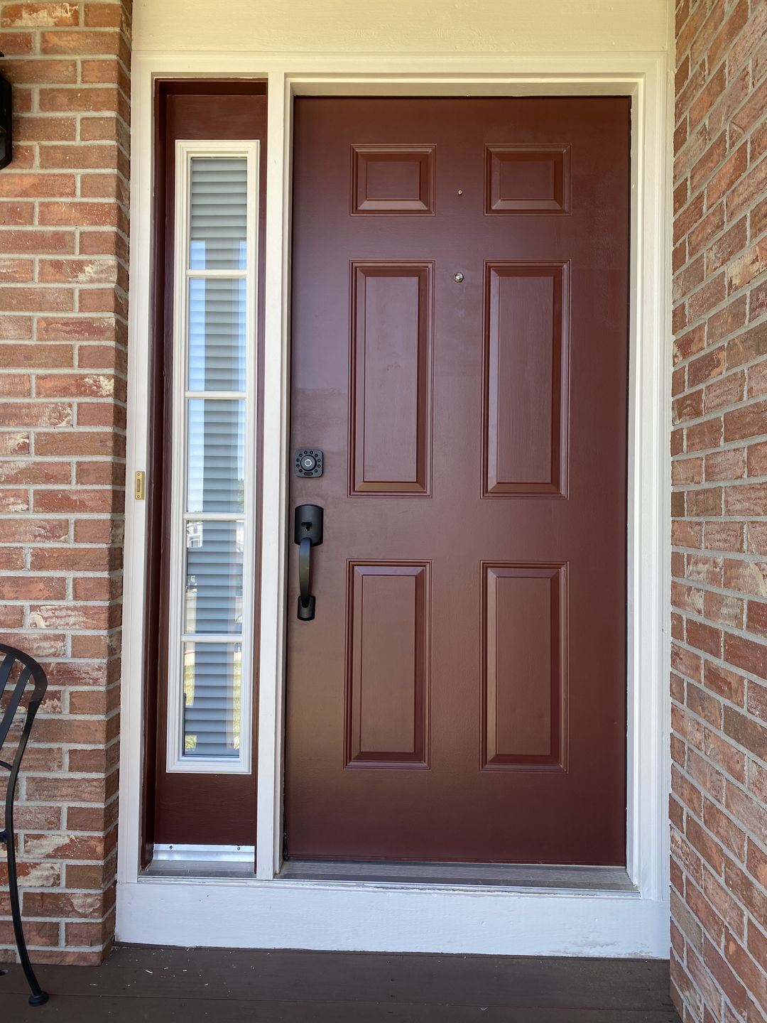 Customer photo review of Clear 5 Lite Glass and Frame Kit (Full Sidelite)