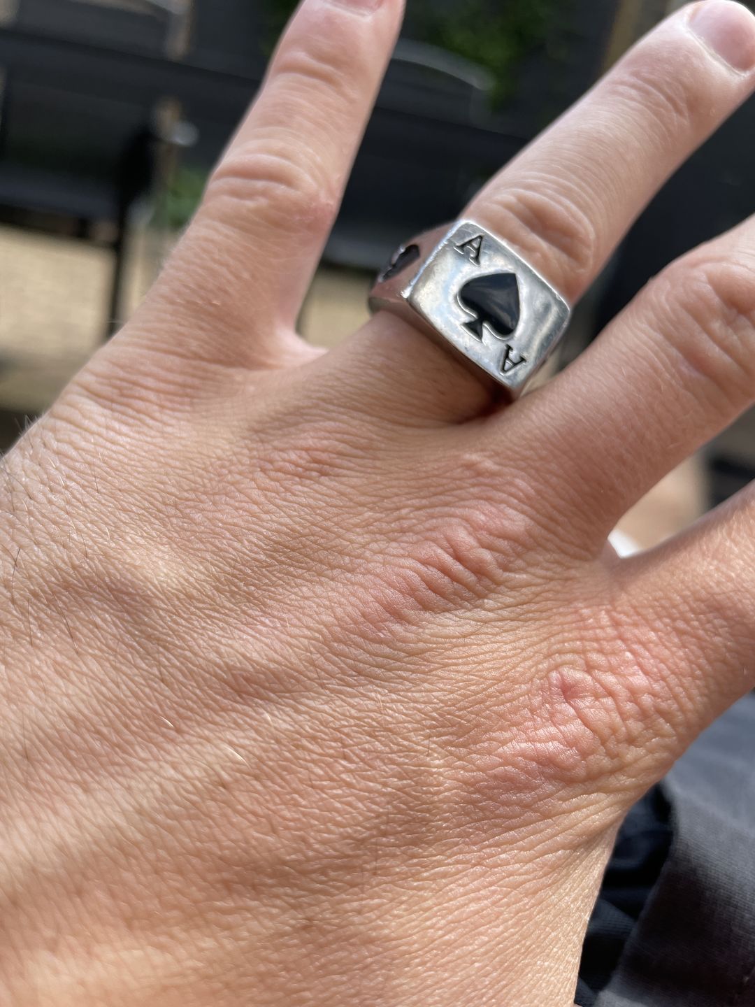 Customer photo review of Ace of Spades.