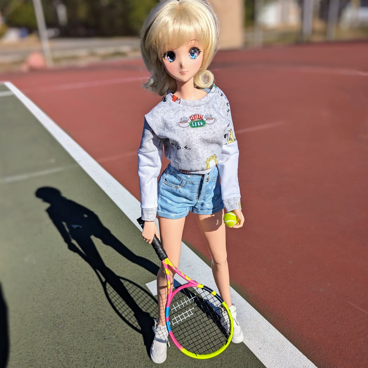 Customer photo review of Babolat Pure Aero Rafa 2023 Mini Tennis Racquet