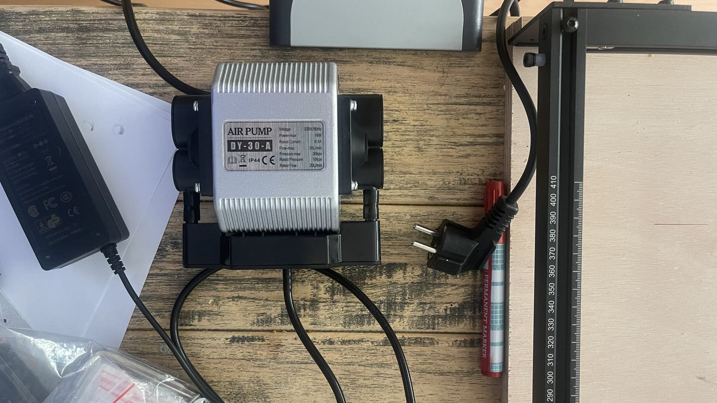 Customer photo review of Air Assist Kits for RAY5 Laser Engraver