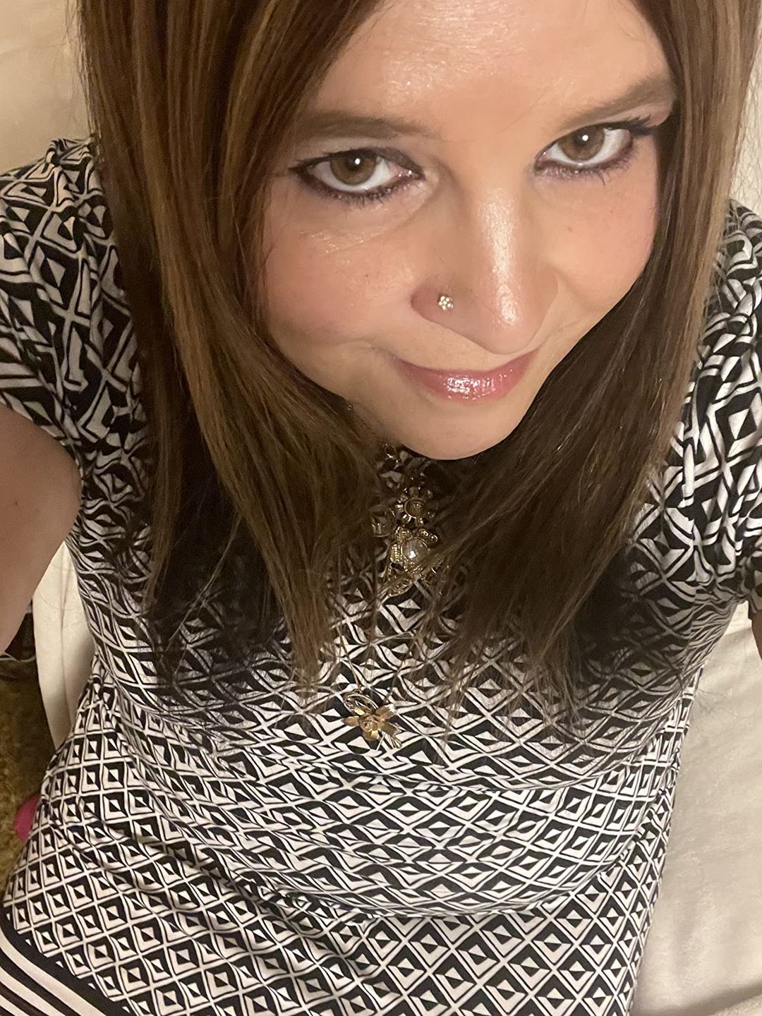 Customer photo review of Mono Hair Topper Virgin Human Hair Brown Balayage #2/8/2