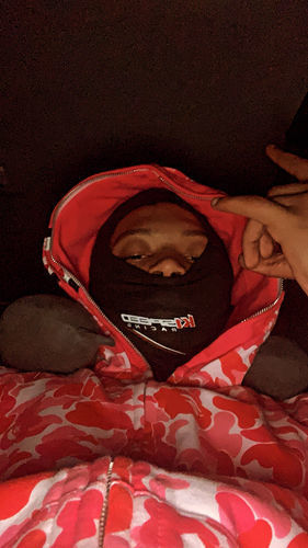 Customer photo review of BAPE Double-hat Big ABC Camo Shark Hoodie