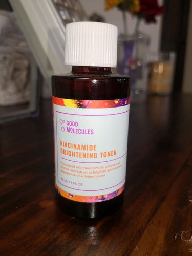 Customer photo review of Niacinamide Brightening Toner