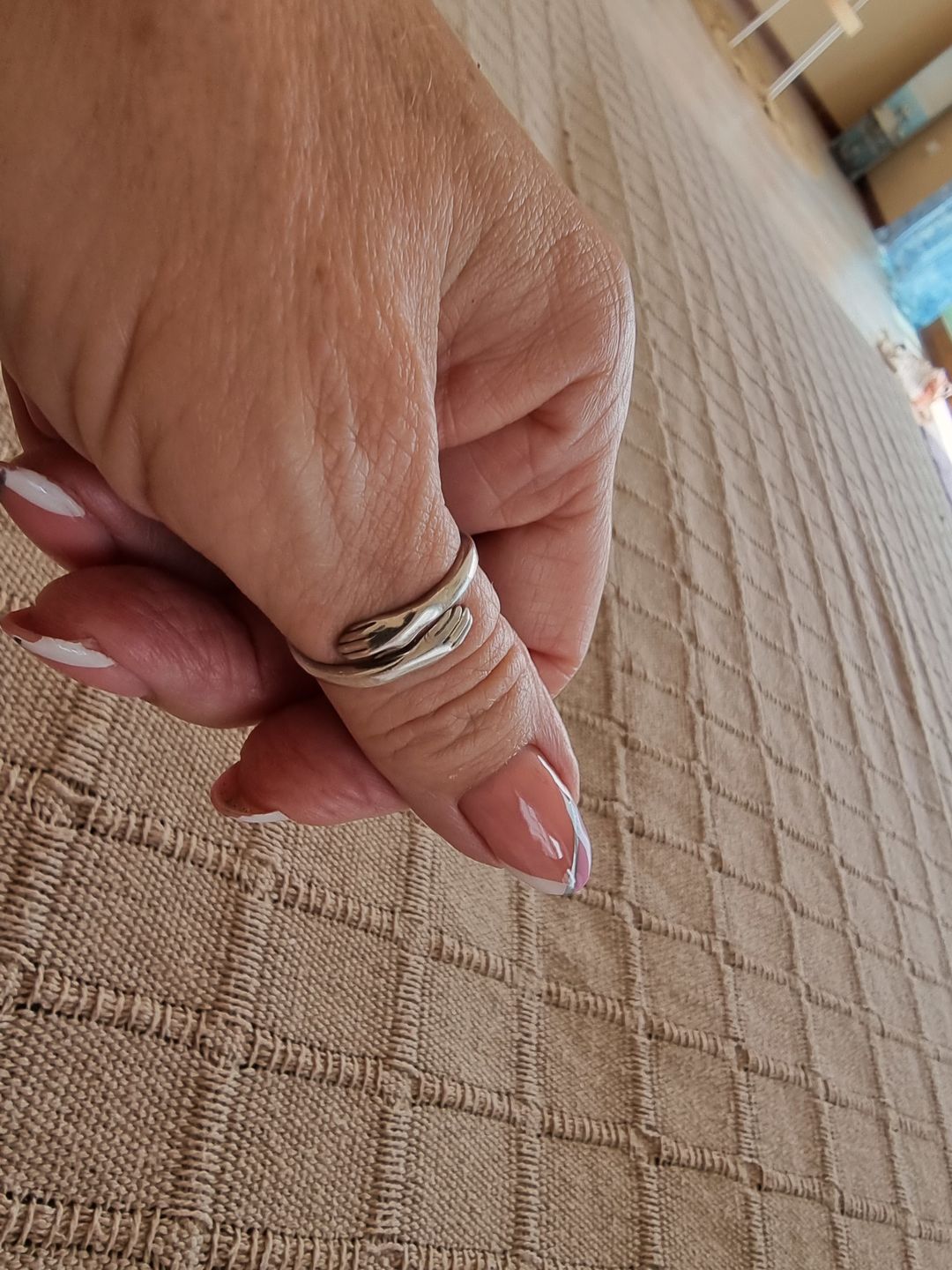 Customer photo review of The Hug From Heaven | Custom S925 Ring
