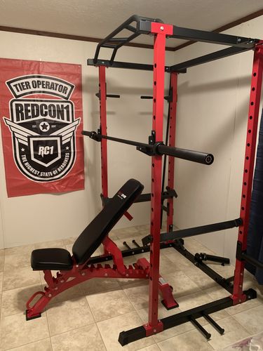 Customer photo review of MAJOR LUTIE PLM05 Power Rack Home Gym Fitness - For Beginner