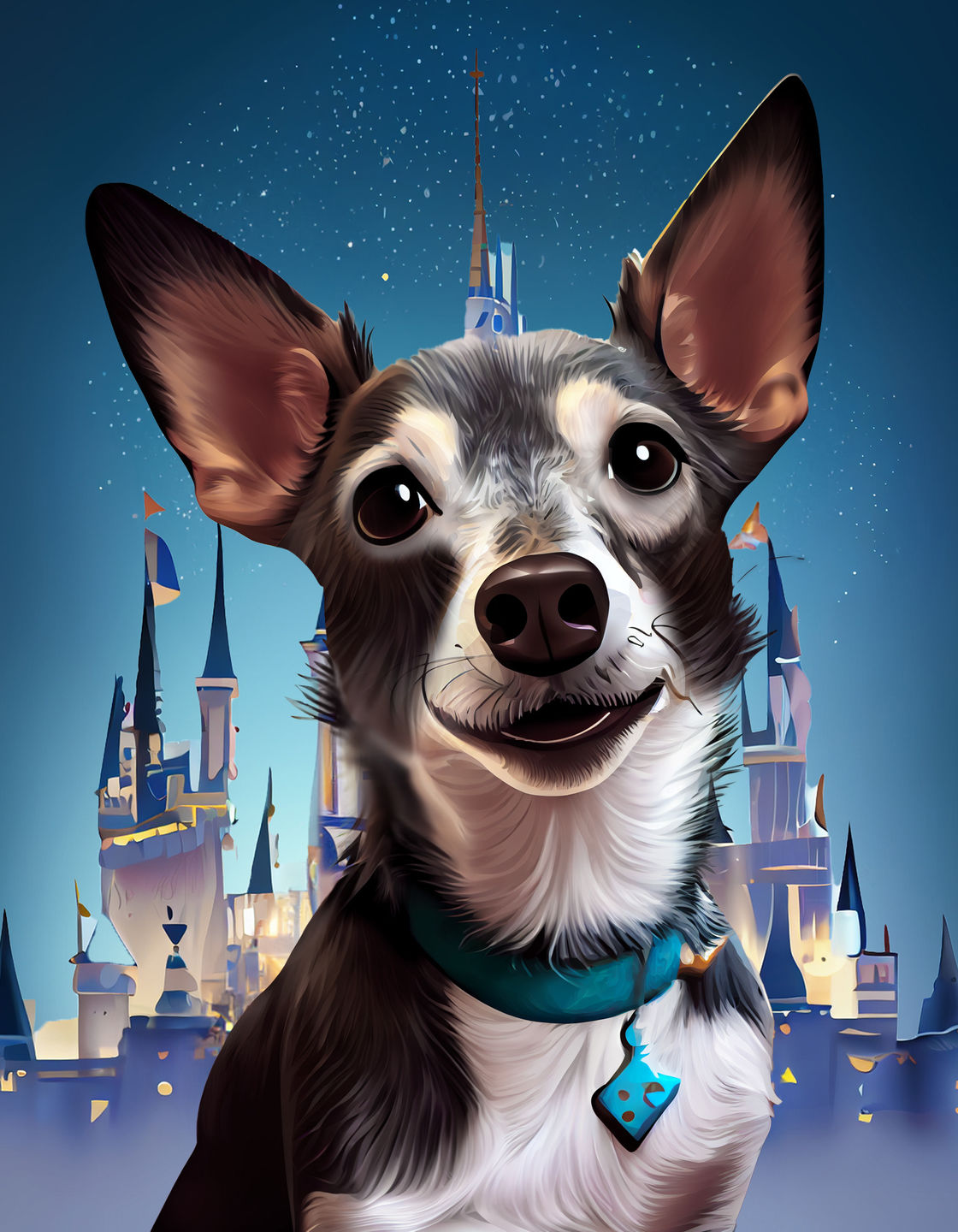 Customer photo review of Custom Pet Portrait