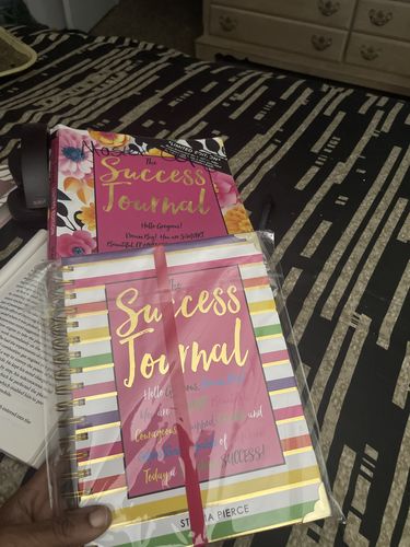 Customer photo review of Success Journal Candy Stripe