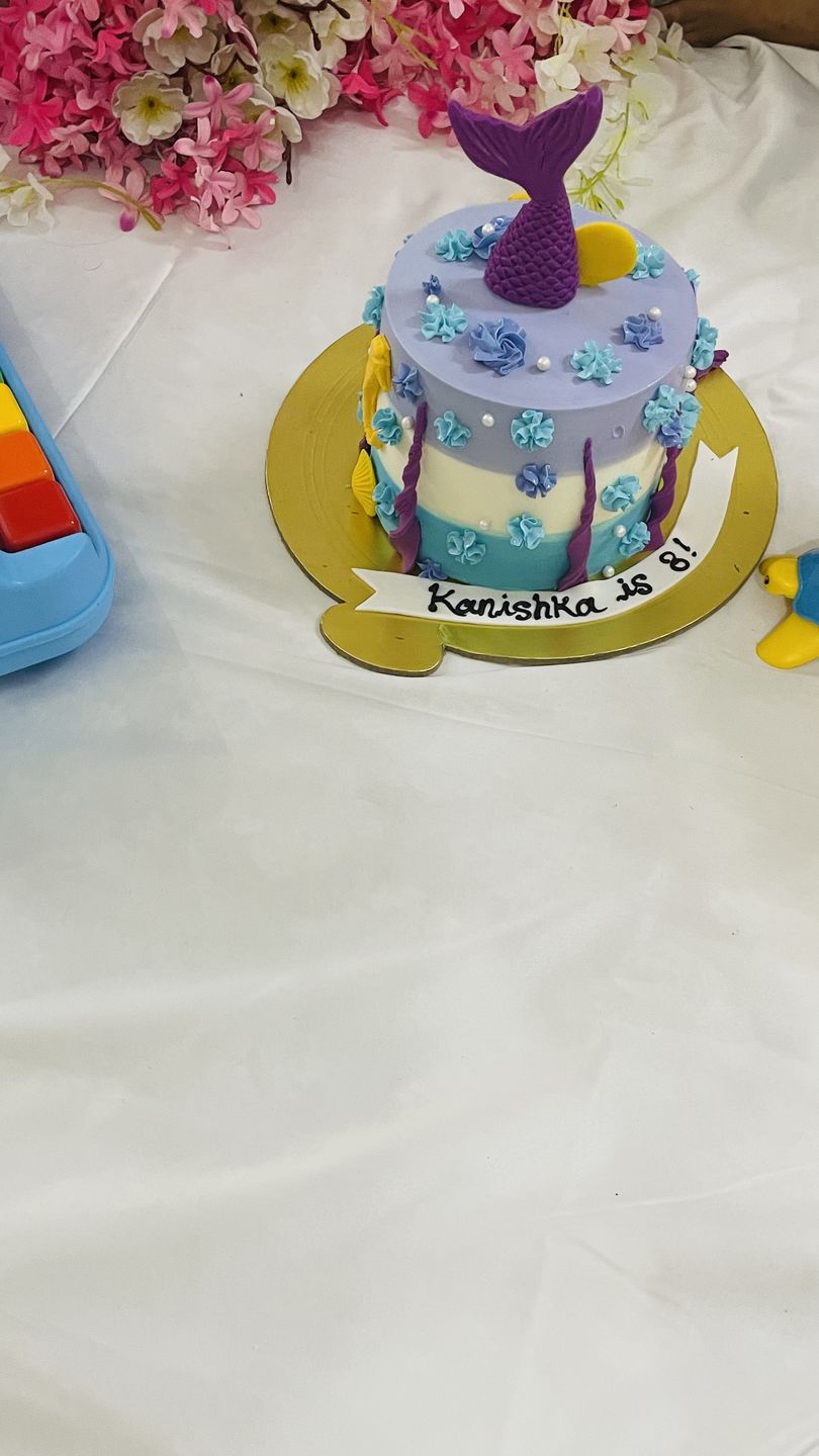 Customer photo review of Mermaid Ombre Cake