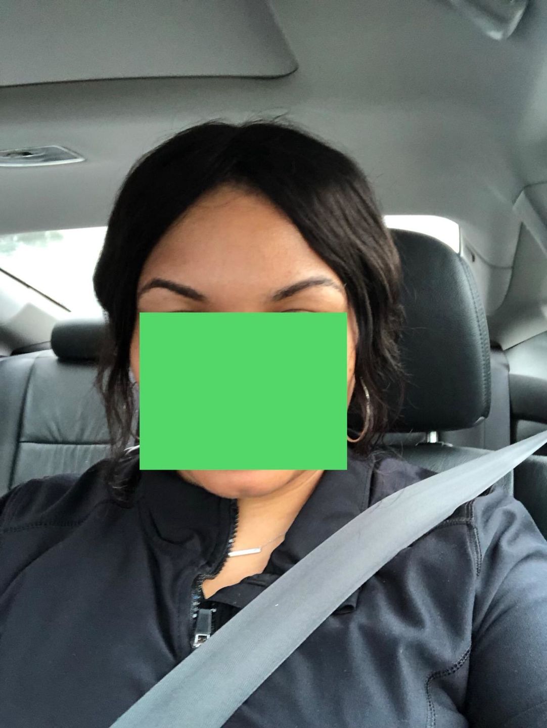 Customer photo review of Natural Black Human Hair Topper for Women with Thinning Hair #1B