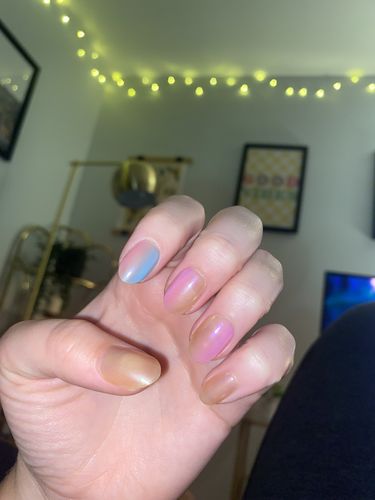 Customer photo review of Don't Be Jelly Press On Nails (24PC)