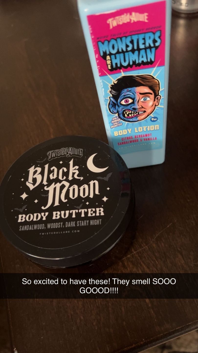 Customer photo review of Black Moon  Body Butter