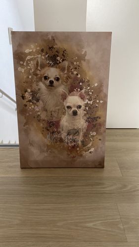 Customer photo review of Aquarell Pawtrait