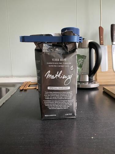 Customer photo review of Bec Verseur Gaucho - Yerba 1kg