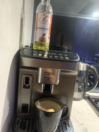 Customer photo review of Butterscotch Coffee Syrup