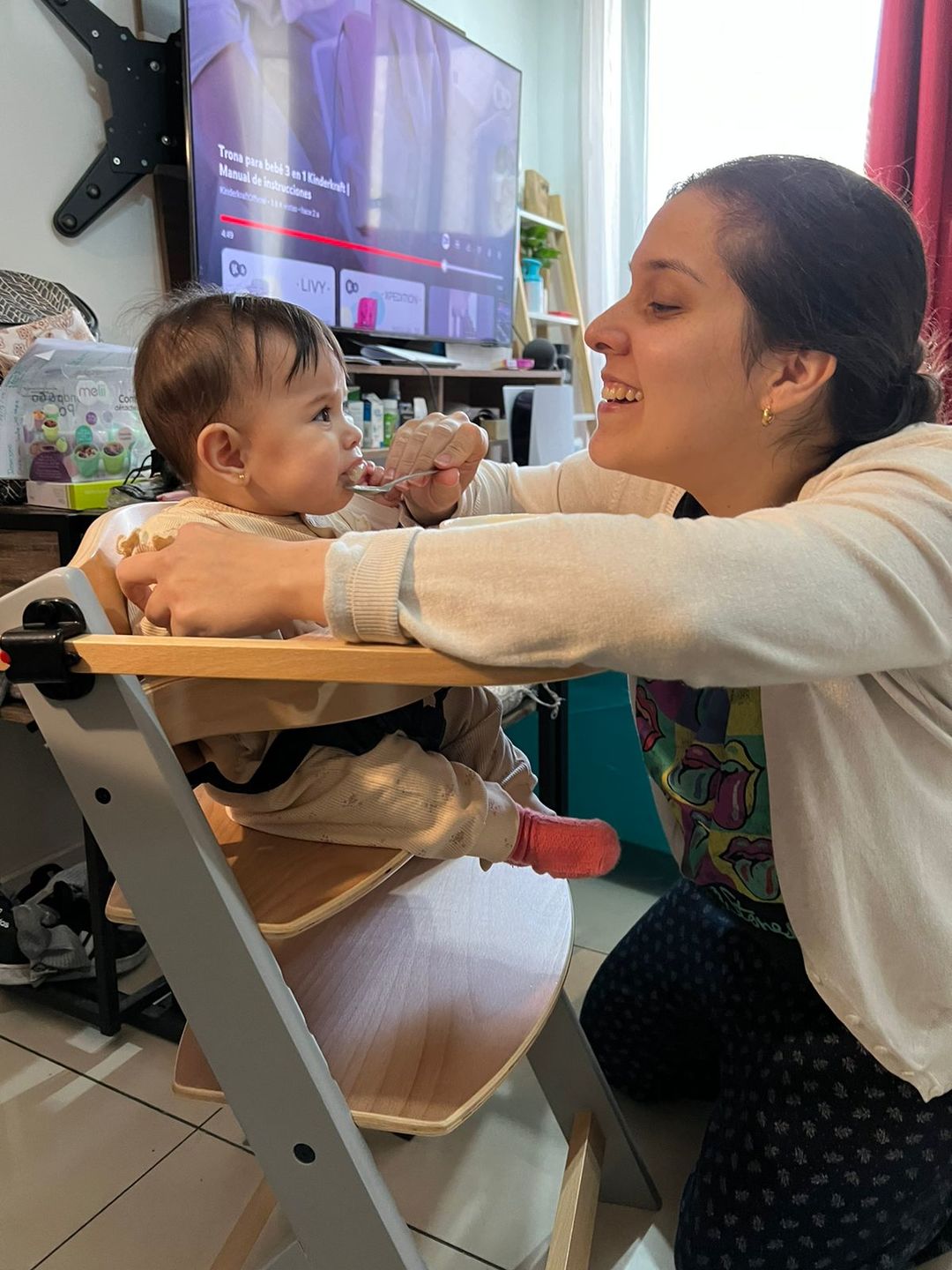 Customer photo review of Silla de comer evolutiva Enock Kinderkraft