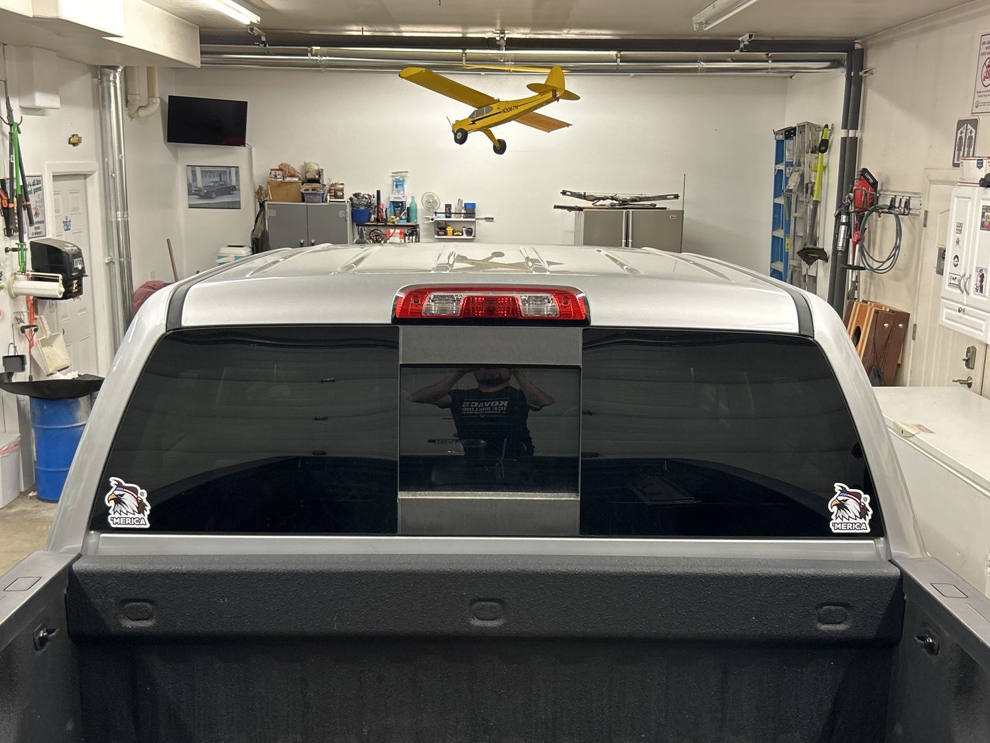 Customer photo review of Mullet Eagle Decal