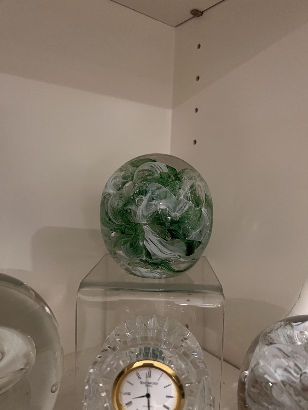Customer photo review of Cotton Candy Orb with Infused Cremation Ashes
