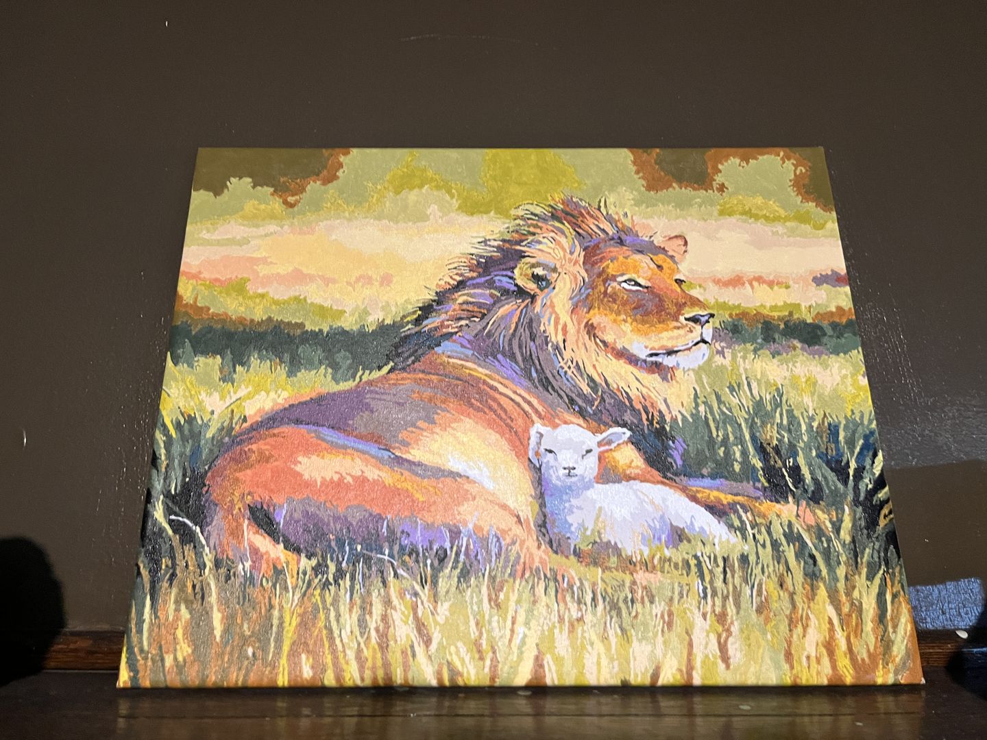Customer photo review of The Kingdom of Heaven - Paint by Numbers